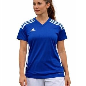 Adidas Condivo 22 CON22 JSY W Team Royal Blue Soccer Jersey Women L NWT